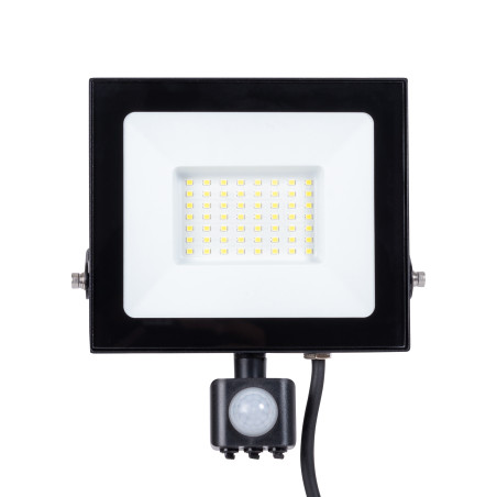 proiector senzor led slim 50w seria 5, negru, novelite