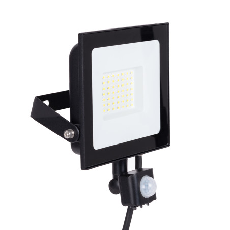 proiector senzor led slim 50w seria 5, negru, novelite