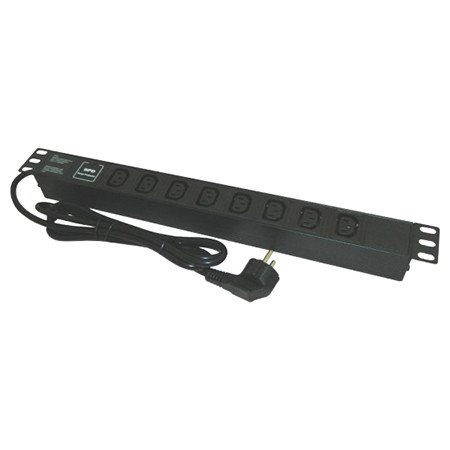 pdu rack 19 inch 8 prize c13 16a 2m emtex