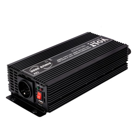 Invertoare auto, Invertor auto convertor SINUS-2000 12V 1000 / 2000W 12 / 230V Volt 3SIP200012 -1, dioda.ro