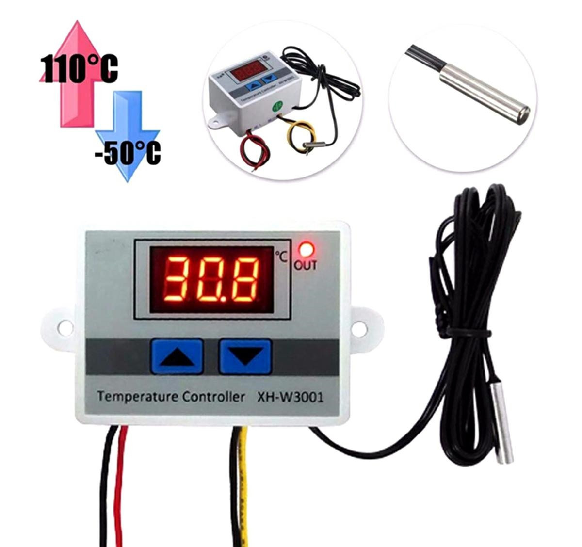 Termostat electronic , regulator de temperatura 110°C -50°C 230v, XH-W3001