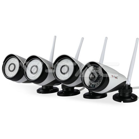 Camere Supraveghere, 1080P Cameră Wireless NVR Ștecher EU Plug Set Complet IP 20 SKU: 8400 | VT: VT-5188 -1, dioda.ro