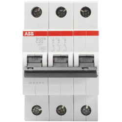 Intrerupatoare automate modulare, Intrerupator Automat 20A 3P C 4.5Ka SH203-L -1, dioda.ro